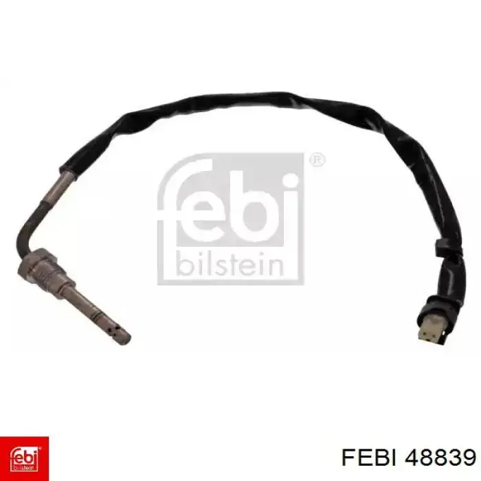 Купити 48839 Febi Датчик температури відпрацьованих газів (ВГ), перед турбіною