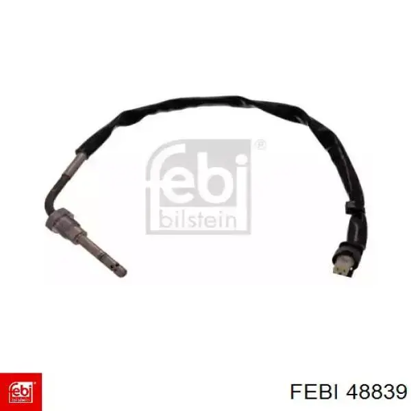Купити 48839 Febi Датчик температури відпрацьованих газів (ВГ), перед турбіною