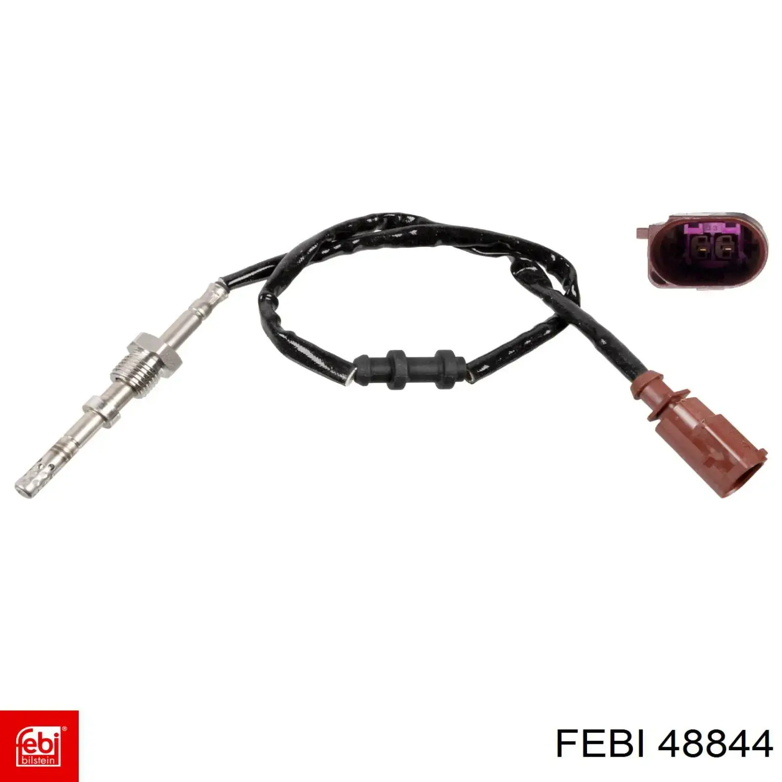 Купити 48844 Febi Датчик температури відпрацьованих газів (ВГ), після фільтра сажі