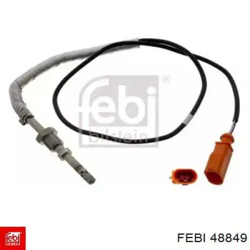 Купити 48849 Febi Датчик температури відпрацьованих газів (ВГ), після фільтра сажі