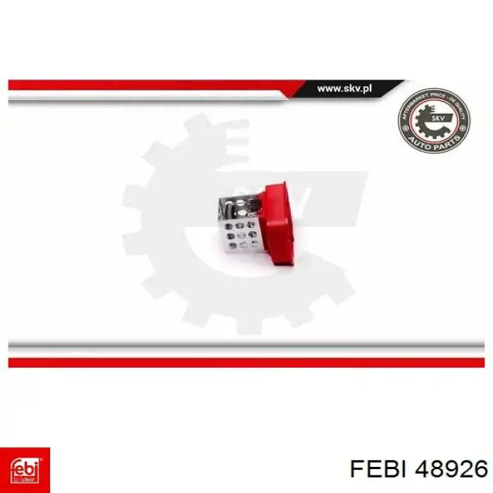 Резистор обігрівача Febi 48926 ціна, від 13.91 USD