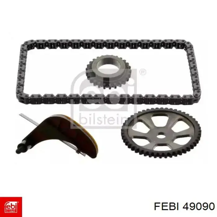 Ланцюг масляного насоса, комплект Febi 49090 ціна, від 56.15 USD