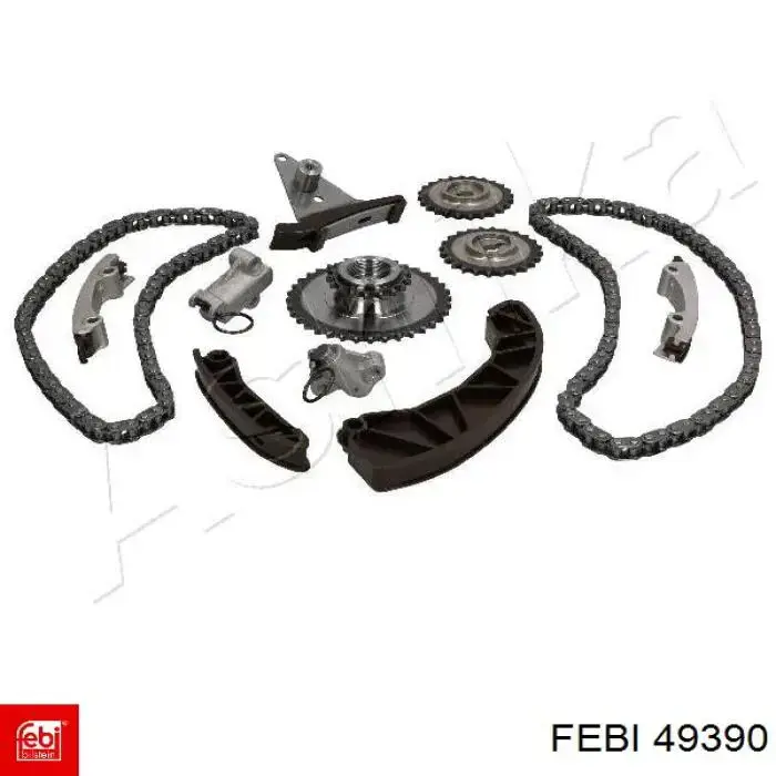 Ланцюг ГРМ, комплект Febi 49390 ціна, від 164.34 USD