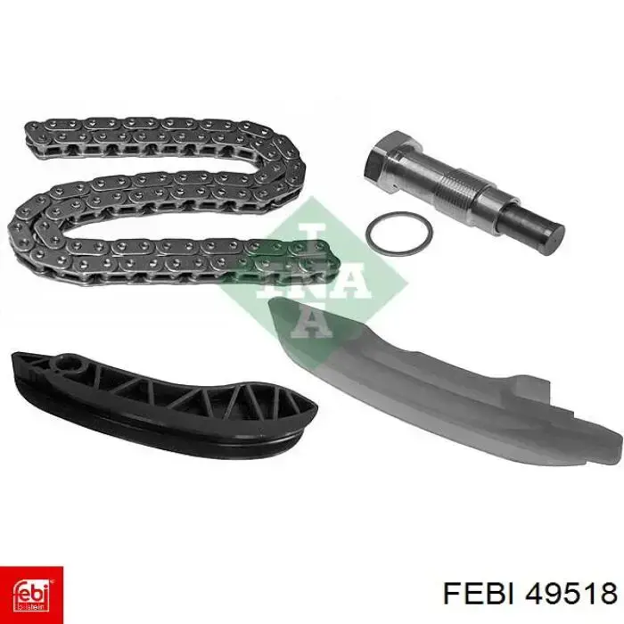 Купити 49518 Febi Ланцюг ГРМ, комплект, верхня