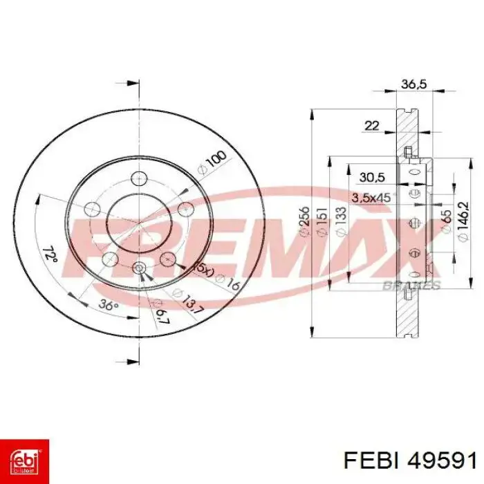 Втулка стійки заднього стабілізатора Febi 49591 ціна, від 12.57 USD