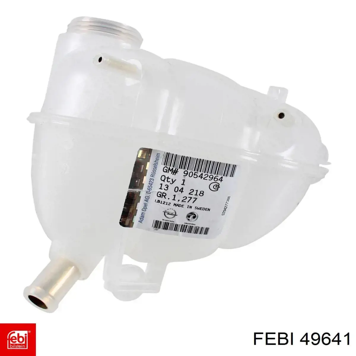 Бачок системи охолодження двигуна розширювальний Febi 49641 ціна, від 13.13 USD