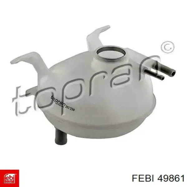 Бачок системи охолодження 1304648 Opel