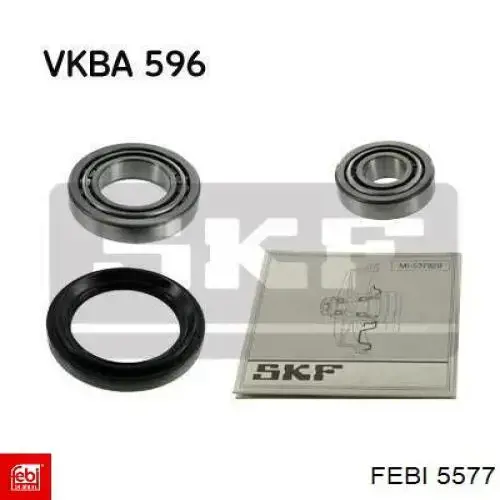 Комплект підшипник маточини передньої Febi 5577 ціна, від 13.09 USD