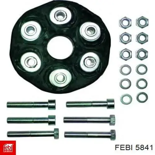 Ремкомплект маятникового важеля Febi 5841 ціна, від 16.94 USD