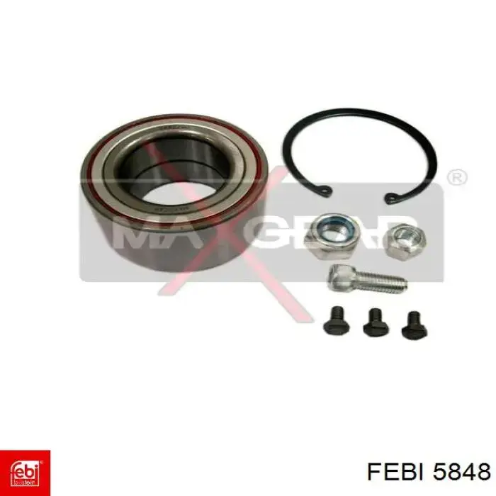 Комплект підшипник маточини передньої Febi 5848 ціна, від 23.90 USD