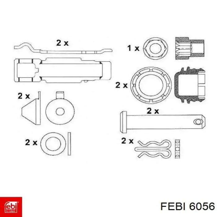 Пробка бензобаку 6056 Febi