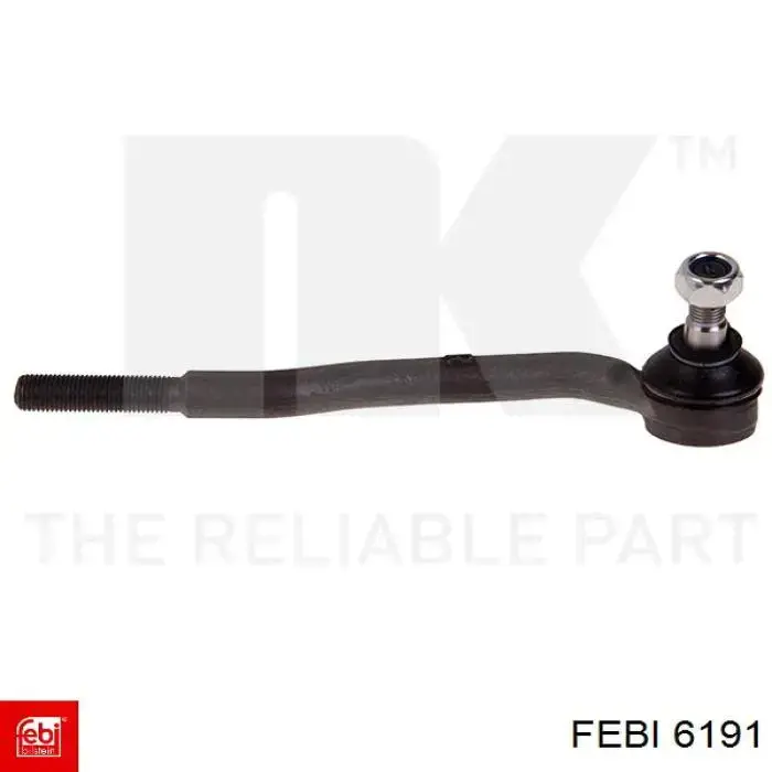 Наконечник рульовий Febi 6191 ціна, від 10.83 USD