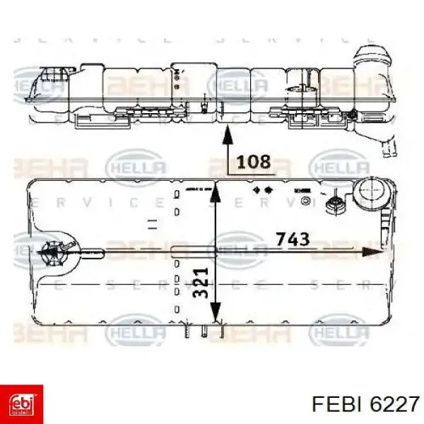 Ремкомплект переднього стабілізатора A6473200028 Mercedes