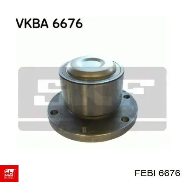 Сайлентблок задньої балки/підрамника Febi 6676 ціна, від 41.38 USD