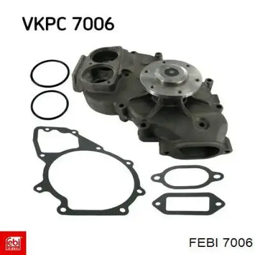 Подушка глушника 7006 Febi