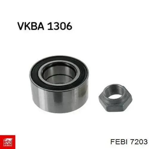 Шланг гальмівний передній, лівий 7203 Febi