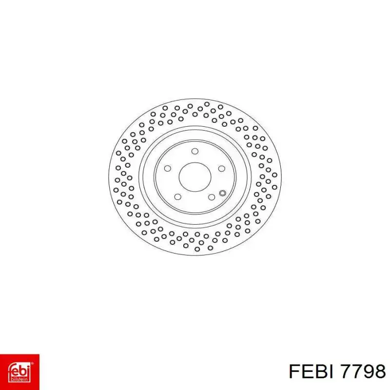 Датчик температури охолоджуючої рідини 7798 Febi