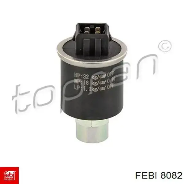 Комплект підшипник маточини передньої Febi 8082 ціна, від 41.49 USD