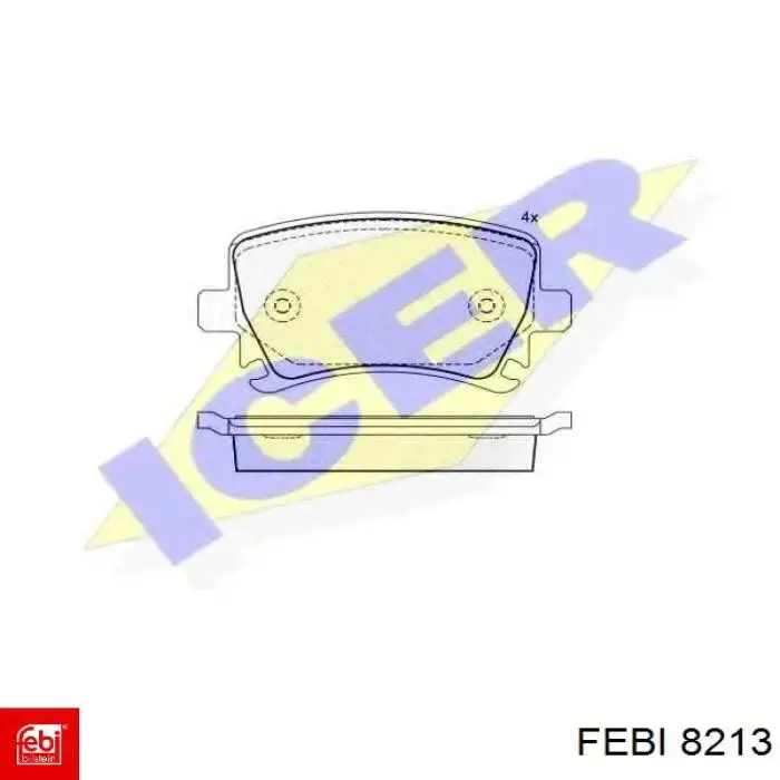 Болт кріплення маховика Febi 8213