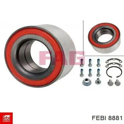 8881 Febi Підшипник ступиці задньої