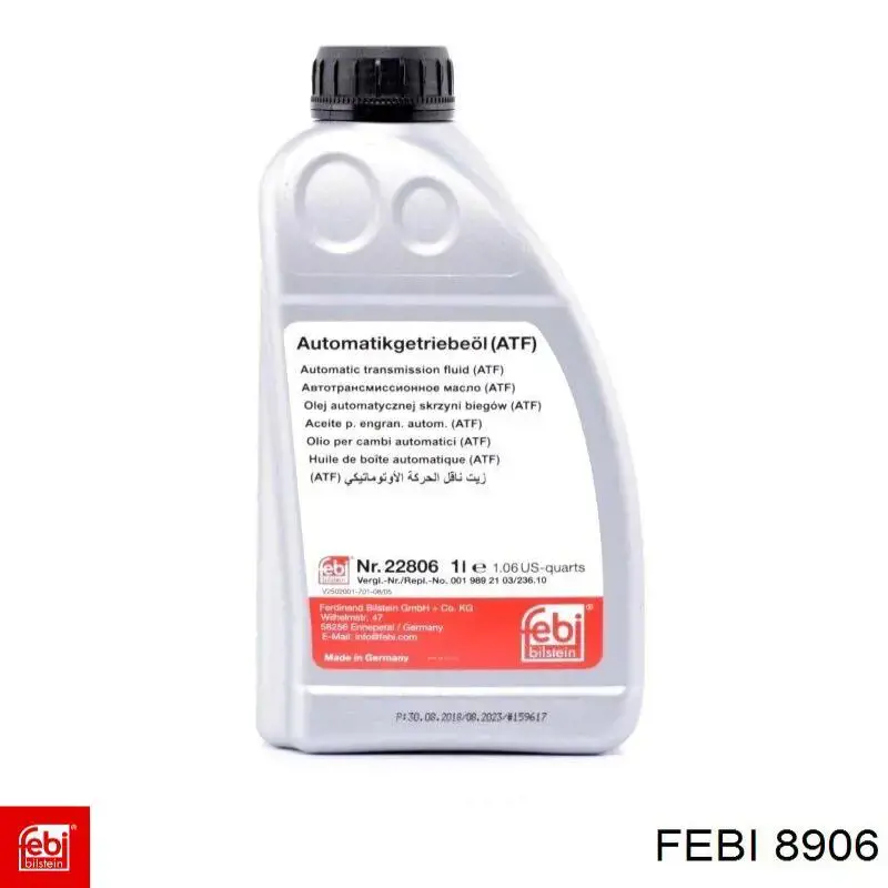 Втулка маятникового важіля Febi 8906 ціна, від 5.66 USD