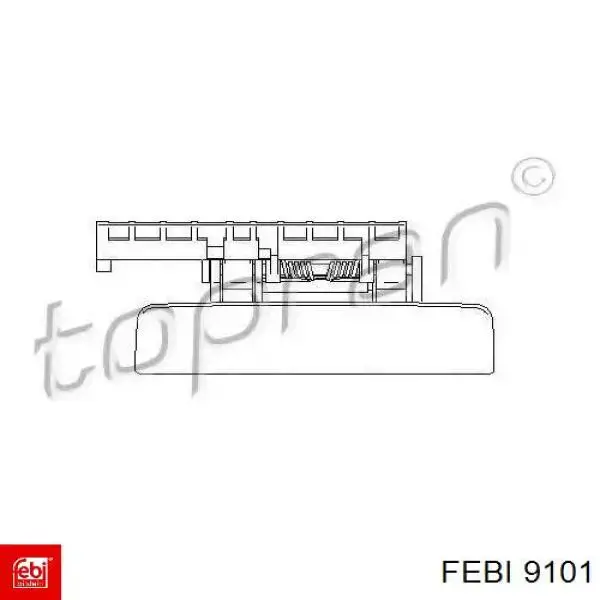 Задні дискові гальма Febi 9101 ціна, від 41.83 USD