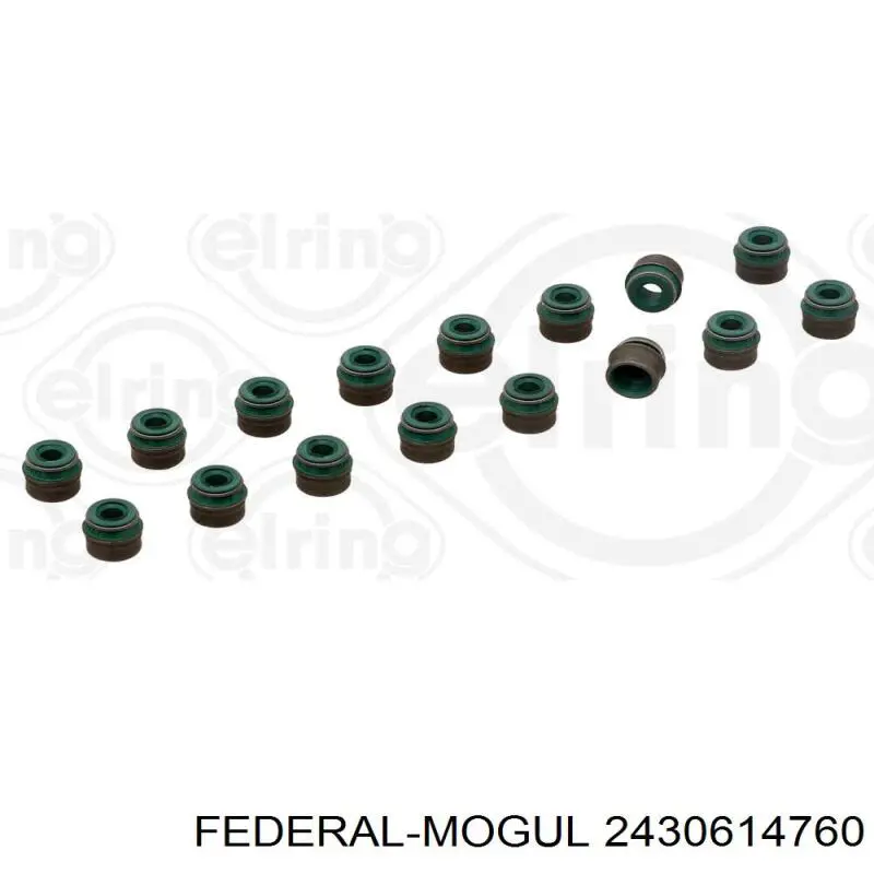 2430614760 Federal Mogul Сальник клапана (маслознімний), впуск/випуск, комплект на мотор