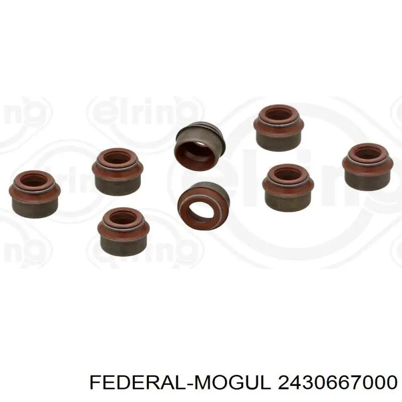 2430667000 Federal Mogul сальник клапана (маслознімний, впуск/випуск, комплект на мотор)