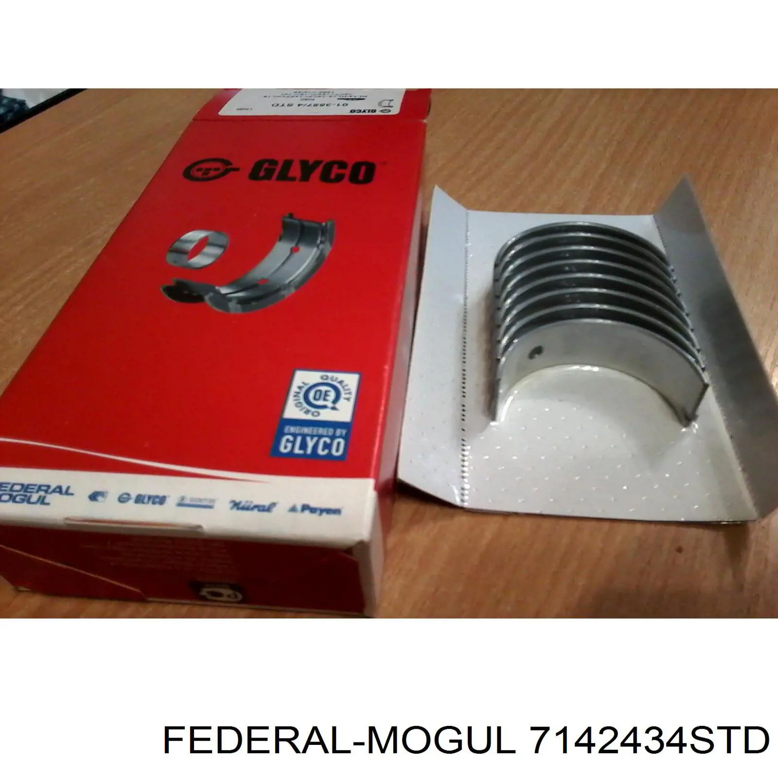 Вкладиші шатунні 7142434STD Federal Mogul