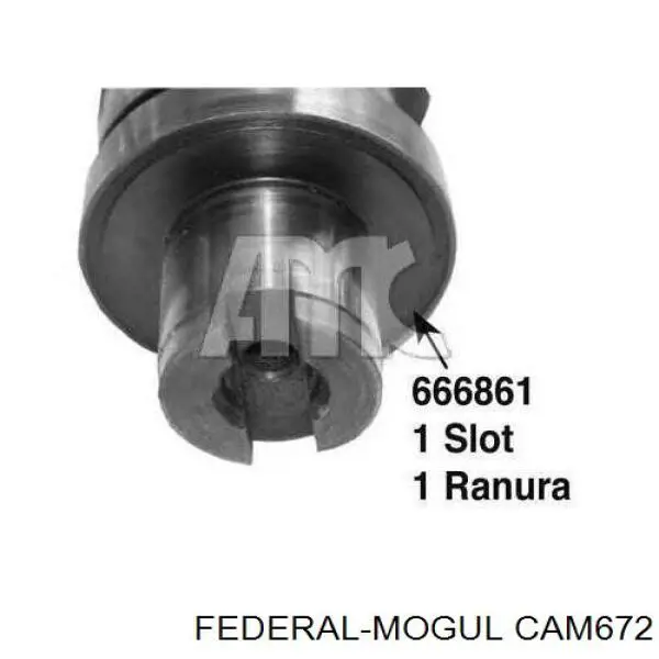 Розподілвал двигуна Federal Mogul CAM672 ціна, від 118.61 USD