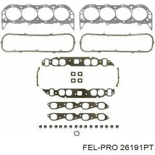 Прокладка ГБЦ Fel-pro 26191PT ціна, від 82.30 USD