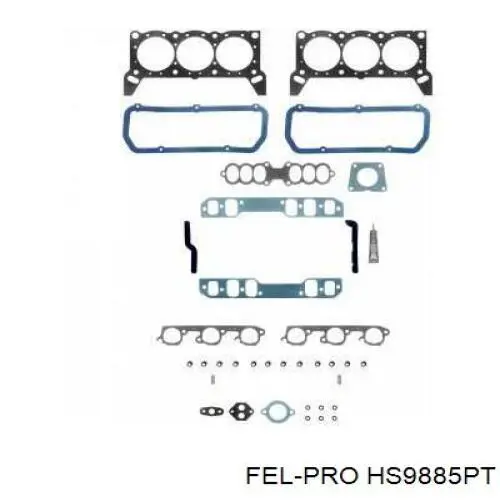 Комплект прокладок двигуна, верхній Fel-pro HS9885PT ціна, від 130.96 USD