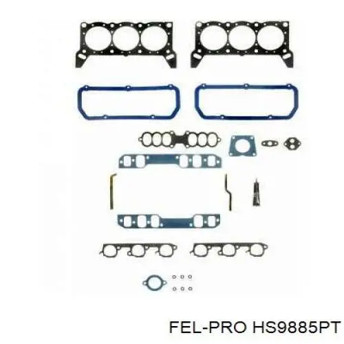 Купити HS9885PT Fel-pro Комплект прокладок двигуна, верхній