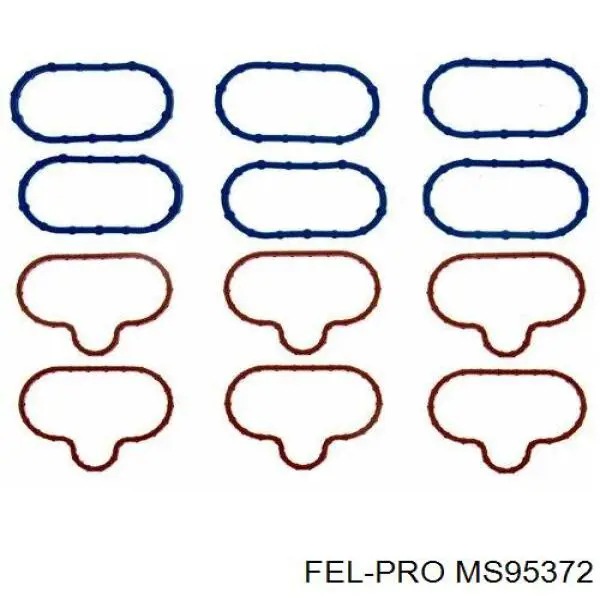 Прокладка впускного колектора Fel-pro MS95372 ціна, від 35.36 USD