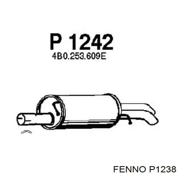 Глушник, центральна частина P1238 Fenno