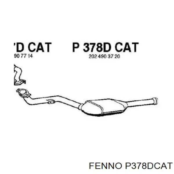 Купити Каталізатор Mercedes C  W202