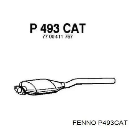 Купити Каталізатор Renault Laguna I B56, 556