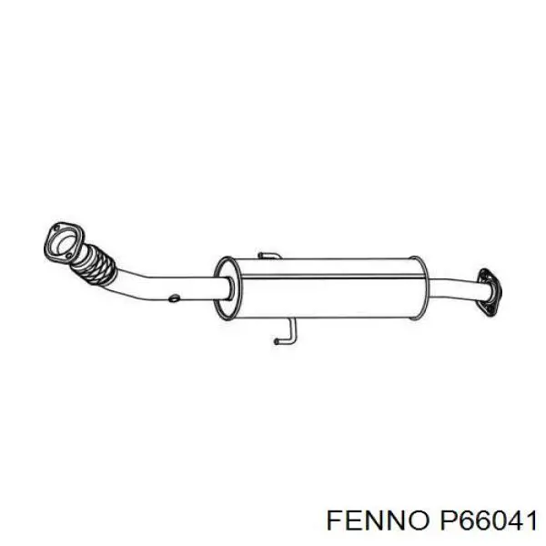 174100R220 Toyota Глушник передній