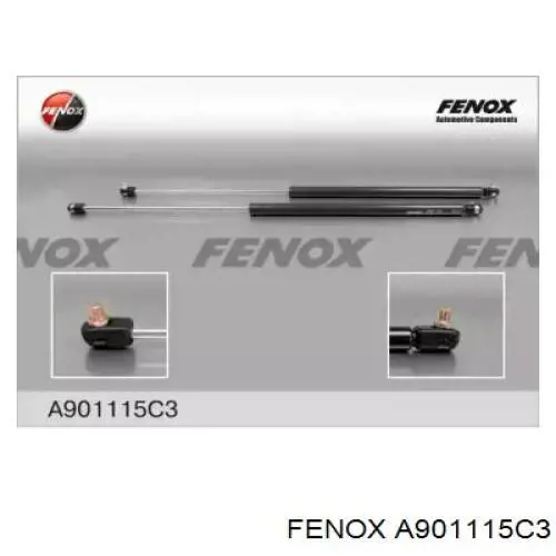 Амортизатор двері задньої Fenox A901115C3 ціна, від 11.45 USD