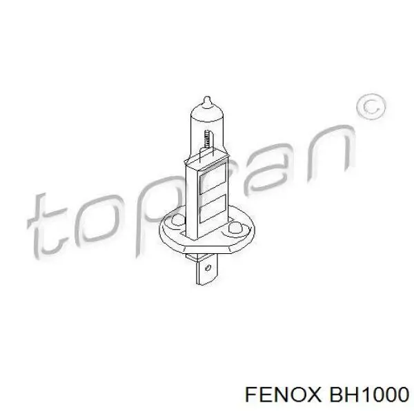 BH1000 Fenox лампочка галогенна