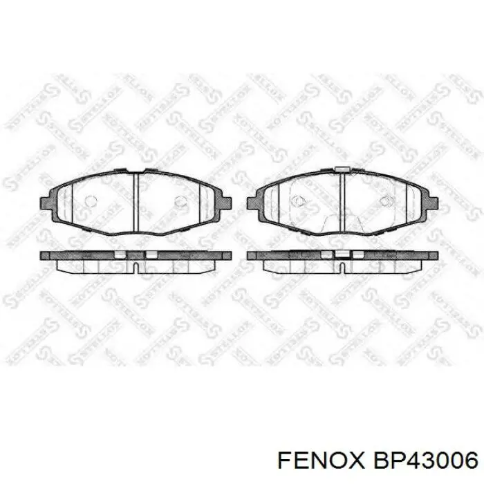 P96446176 General Motors Передні гальмівні колодки