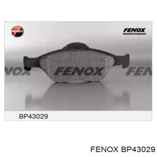 Гальмівні колодки Fenox BP43029 ціна, від 16.61 USD