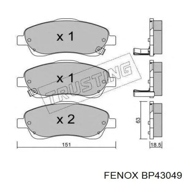 Купити 0446505280 Toyota Колодки гальмівні передні, дискові