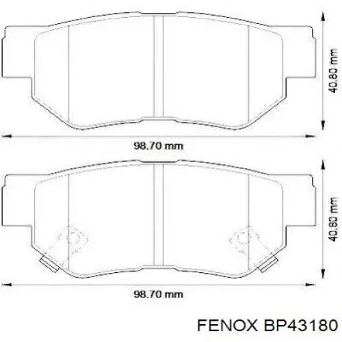 Купити FPY05R Hankook Frixa Задні колодки