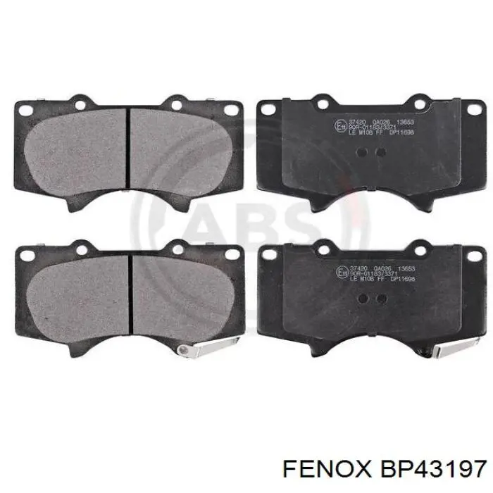 Гальмівні колодки Toyota 0446504090 ціна, від 32.32 USD
