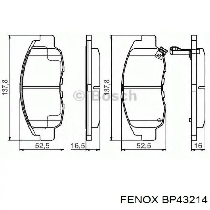 Гальмівні колодки Honda 06450S2HE50 ціна, від 19.42 USD