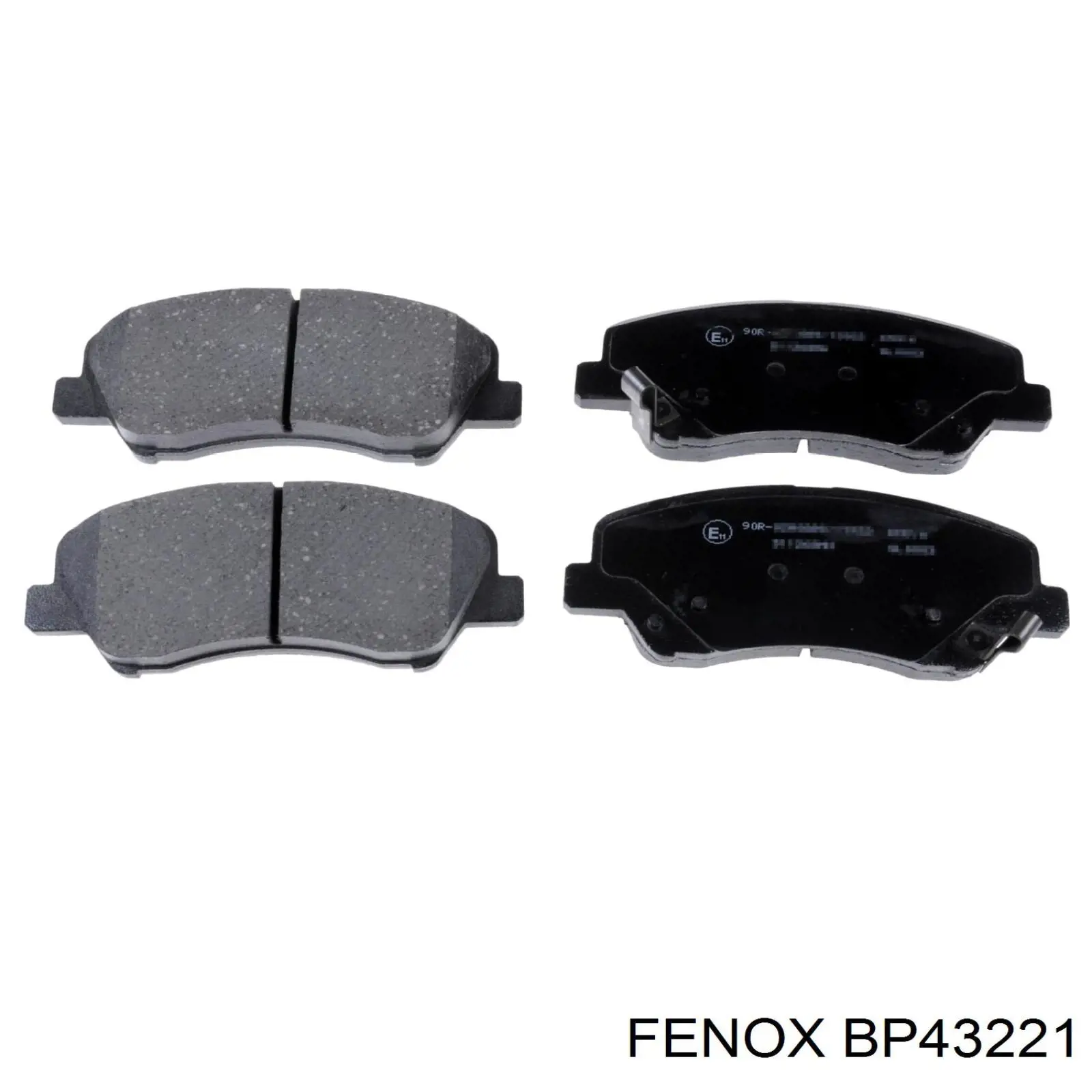 BP43221 Fenox колодки гальмівні передні, дискові