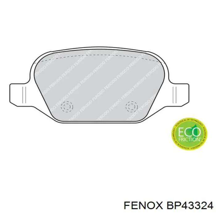 05P1265 LPR Колодки гальмівні задні, дискові