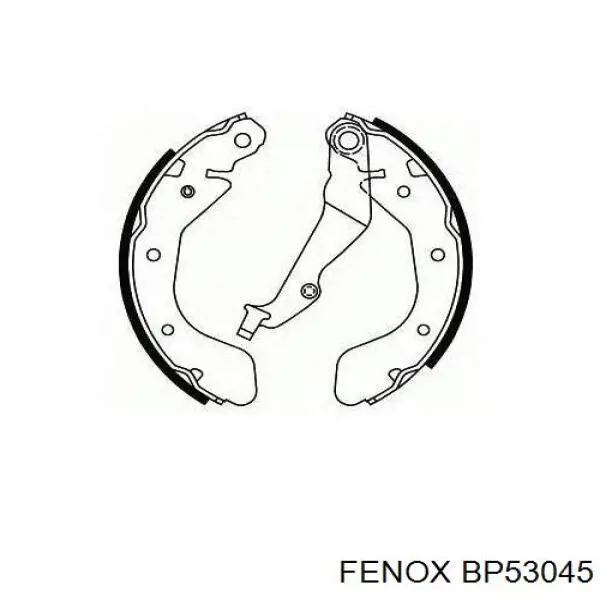 Колодки гальмові задні, барабанні General Motors P94564513 ціна, від 17.47 USD