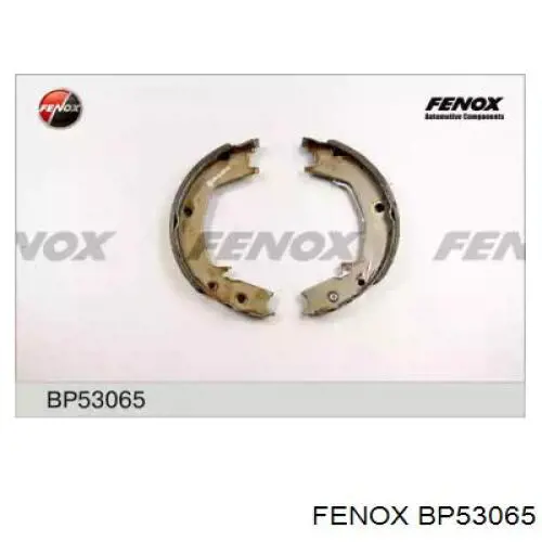 Колодки ручника/стоянкового гальма BP53065 Fenox